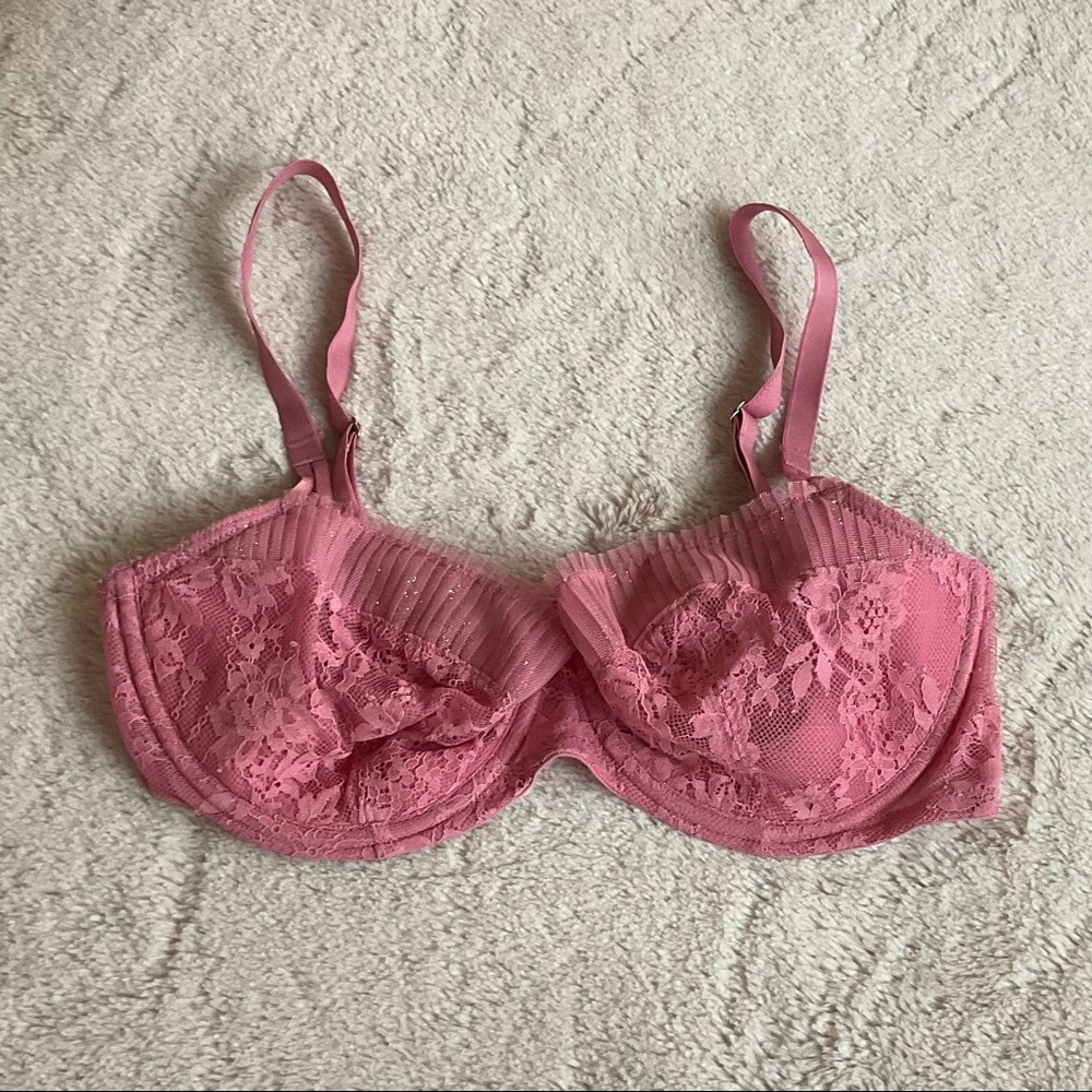 34DD Dream Angels Unlined Lace Push up Bra